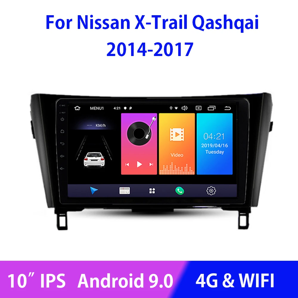 Android 9 0 Автомобиль Радио Мультимедийный видеоплеер для X-Trail X 2 T32 Qashqai космического