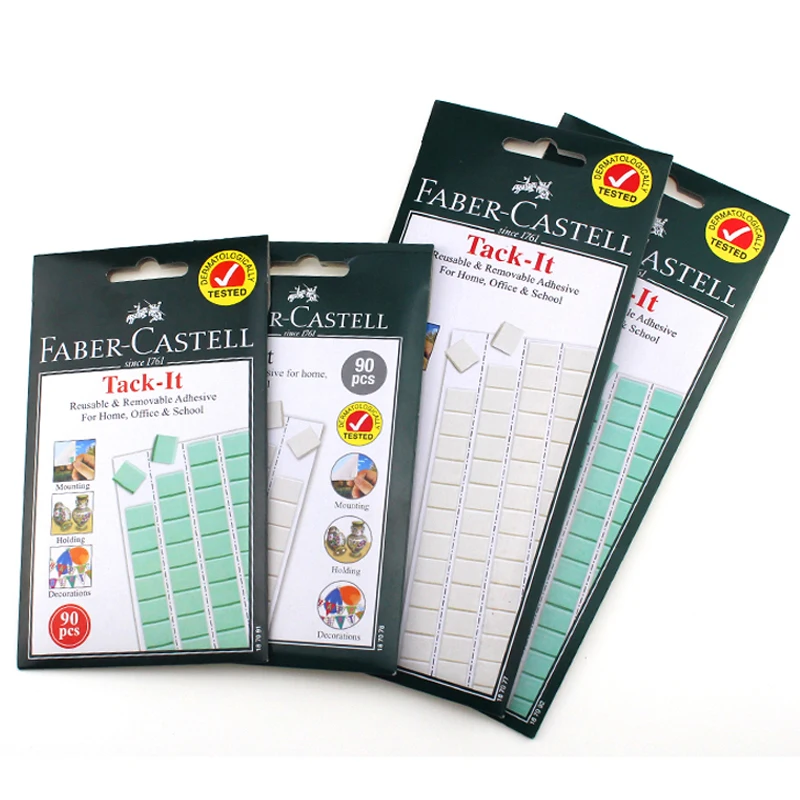 Faber castell Tack It многоразовый и отзывный Клей 50 г/90 шт 75 г/120 шт синий/белый для дома, офиса, школы