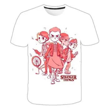 

2020 Fashion Children 'S Clothes Summer Stranger Things Printed Children 'S Sweatshirt New 3d Street Boy 'S T -Shirt