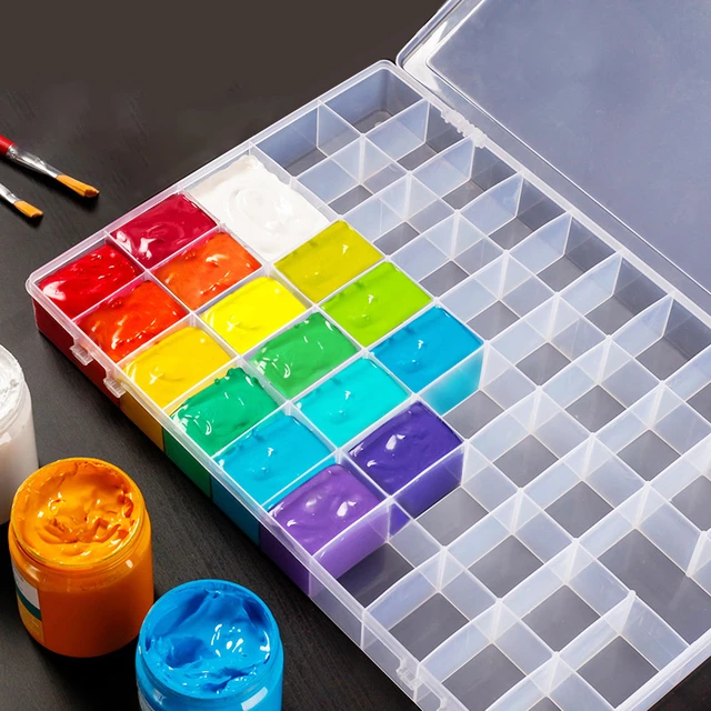 Color Palette Acrylic Painting, Acrylic Paint Palette Box