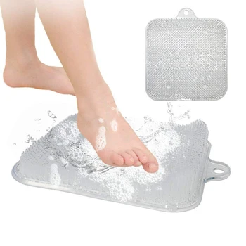 

Shower Foot Scrubber Feet Massager Spa Cleaner with Non-Slip Suction Cups,Callus Remover for Shower Floor Foot Care Tool