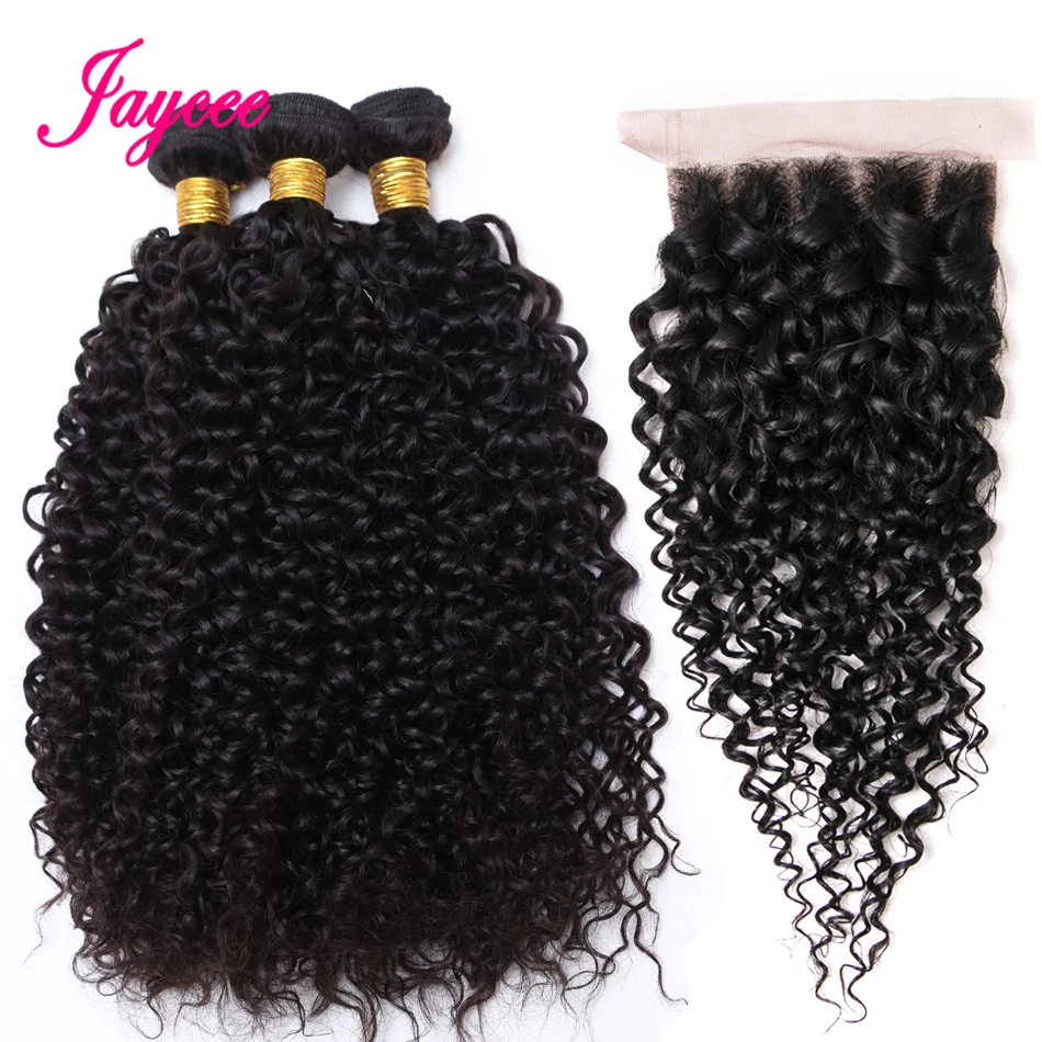 do cabelo do brazillian com fechamento de
