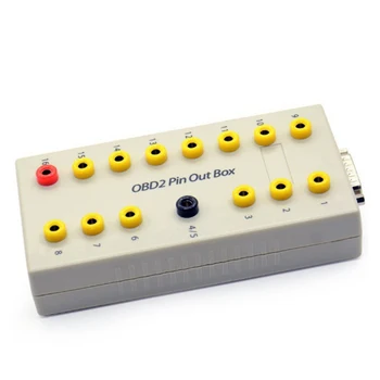 

New OBD2 Repair Breakout Box Auto Tools Connector Tester Car Accessories 16Pin Manual Diagnostic Time Saving Protocol Detector