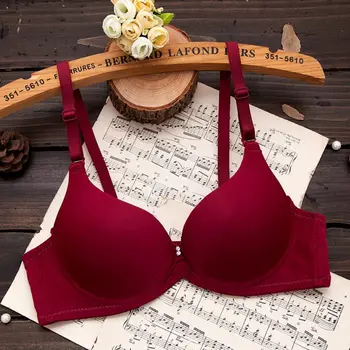 

2020 Sexy Deep U Cup Bras For Women Push Up Lingerie Seamless Bra Bralette Backless Plunge Intimates Female Underwear