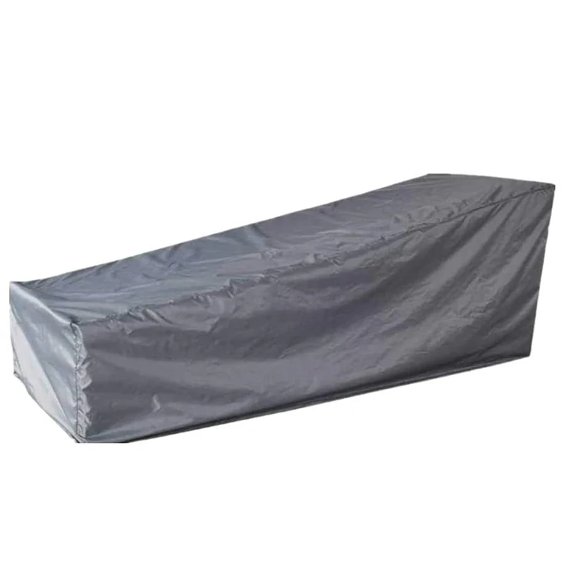 protección de muebles 208 x 76 x 41/79 cm Funda para tumbona al aire libre 210D impermeable para tumbona cubierta para todo tipo de clima myChoose beige 