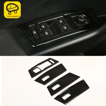 

CARMANGO for VW Volkswagen T-ROC 2017-2020 Auto Car Door Window Control Lift Panel Cover Trim Frame Sticker Interior Accessories