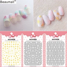 Рождественские узоры! Лак для ногтей задний клей деколь декорации дизайн ногтей стикер для ногтей Советы красоты