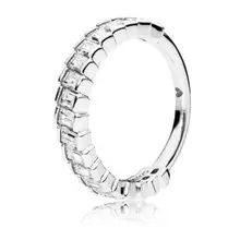Оригинальная 925 пробы Серебряная ледяная красота с кристаллом Pan кольцо подходит для женщин оригинальная мода для девочек очаровательное ювелирное изделие