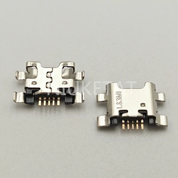 

100pcs Micro USB Jack Charging Socket Port Plug Dock Connector 5pin Heavy plate For HUAWEI 7C 7S 7A 7X 8E HONOR 9 lite repair