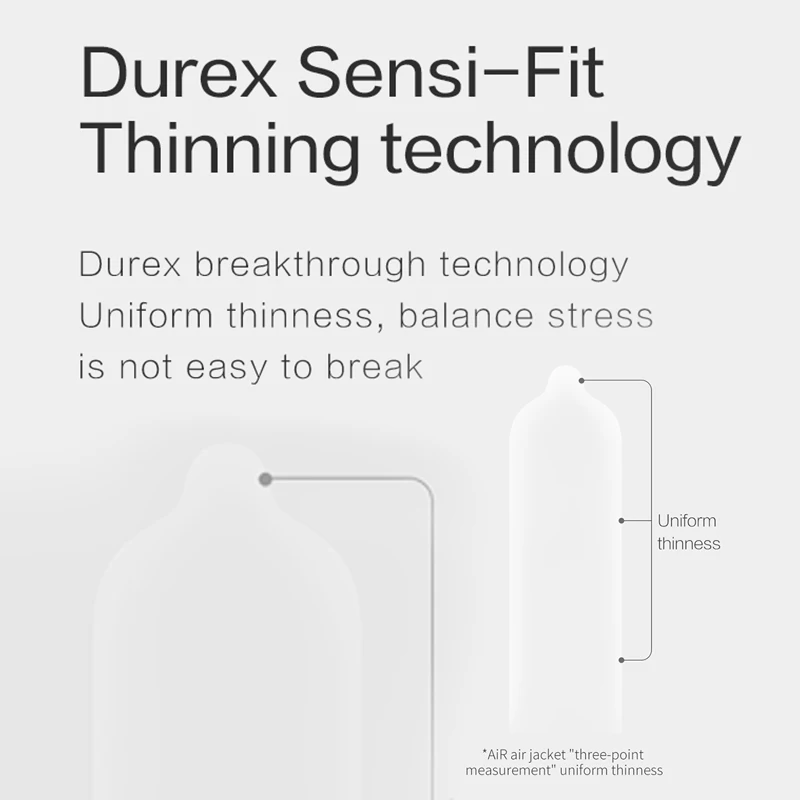 Durex Air презервативы невидимые ультра тонкие презерватив со смазкой рукав для