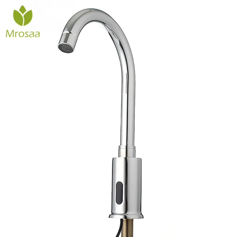 Skup Zlewozmywaki automatyczny czujnik podczerwieni kran nablatowa Smart Touch bezpłatne pojedyncze zimne indukcyjne wody z kranu do kuchni łazienka