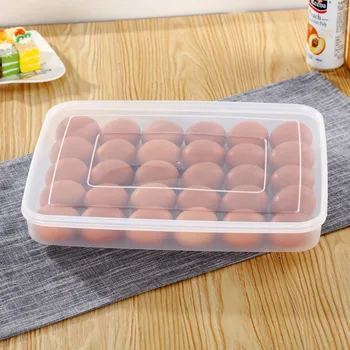 

Egg Carton 30 Lattice Refrigerator Storage Box Plastic Food Freshness Box