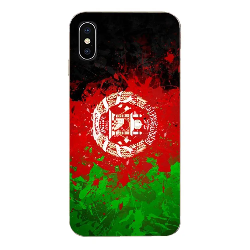 as picture Флаг Афган АФ флаг баннер для Apple iPhone 4 4S 5 5C 5S SE 6 6S 7 8 11 Plus Pro X XS Max XR окрашенный чехол для телефона - Цвет: as picture