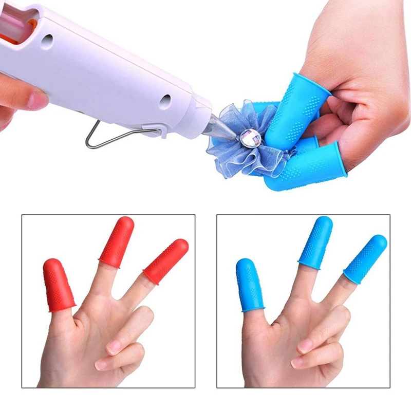 Silicone Finger Protectors,20 Pcs Finger Protector Hot Glue Tool Finger  Caps Silicone Finger Guards,Non-Stick Finger Cover for S - AliExpress