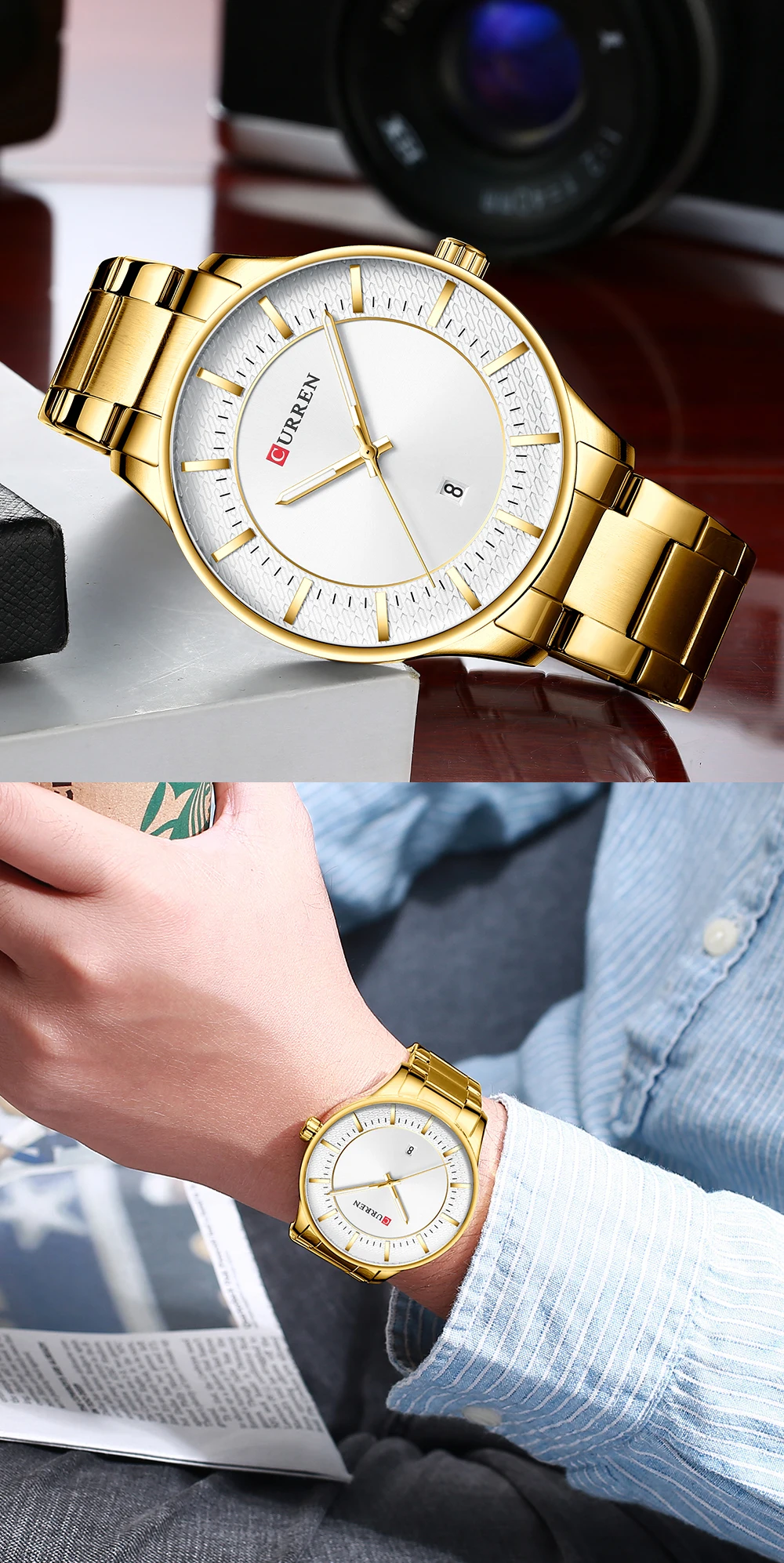 CURREN, мужские часы Relogio Masculino режим мэннлихен часы Uhr Mann машиностроительный ремешок часы Uhr Männer с ремешком, кварцевые Armbanduhr mit контрольные Повседневное Бизнес