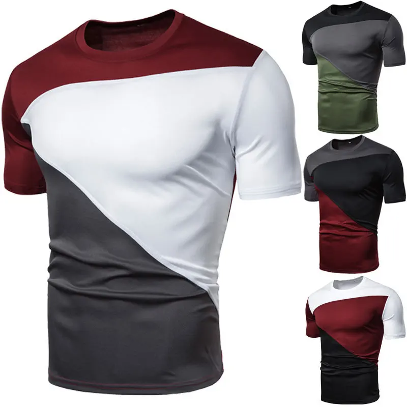 NEW Men's T Shirt Summer Slim Fit Crew Neck T-shirt Men Sports Running Short Sleeve Shirt Casual Tee Tops tshirt Big Size M-3XL NEW Men's T Shirt Summer Slim Fit Crew Neck T-shirt Men Sports Running Short Sleeve Shirt Casual Tee Tops tshirt Big Size M-3XL