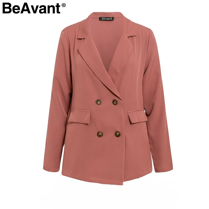 BeAvant элегантный костюм из двух предметов с блейзером, Повседневная Уличная одежда, офисный Женский блейзер, комплект с пуговицами и карманами, пояс с поясом, Женский костюм с шортами - Цвет: brick red blazer