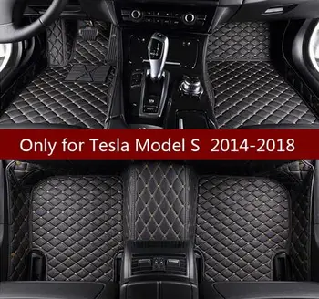 

MSUEFKD 3D luxury car floor mat waterproof carpet is suitable for all models of the tesla S tesla X tesla 3 custom car floor mat