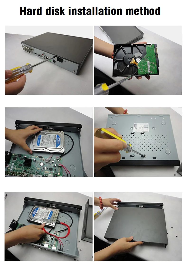 HDD Professional for CCTV 4TB/6TB/1TB 3.5 Inch SATA Interface Hard Disk for AHD DVR NVR CCTV Security System Free Shipping
