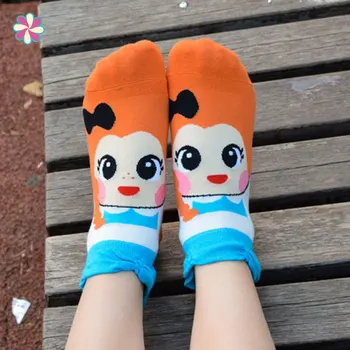 

New Summer Cute Cartoon Women Korean Version Of Socks Fashion Street Socks W118