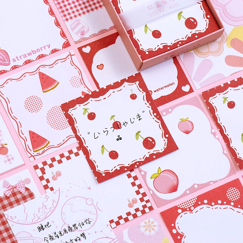 

4PCS/LOT green tangerine series creative fresh message memo pad