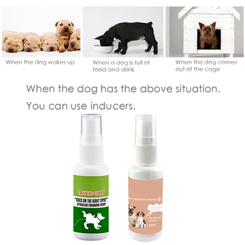 

30ml Pet Dog Spray Inducer Dog Toilet Training Puppy Positioning Defecation Pet Potty Training Spray MDJ998