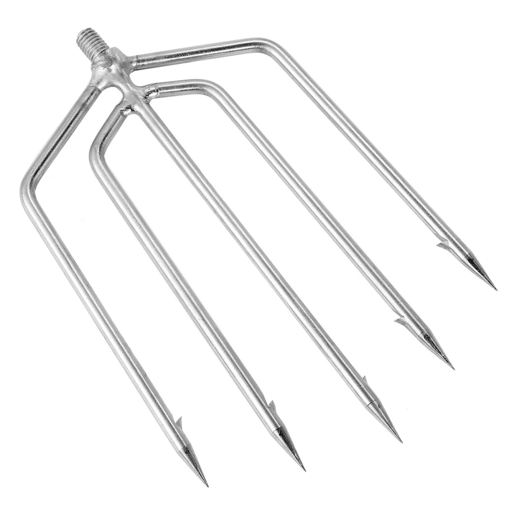 Копье из нержавеющей стали для рыбалки гарпун с 3 зубцами крючок зазубриной