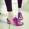 Женские сандалии странного стиля Dwayne, элегантные туфли на высоком каблуке карамельных цветов, 2022 ► Фото 3/6