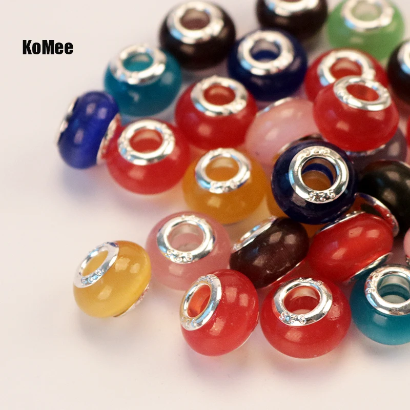 10 шт. кошачьи глаза цветы стеклянные бусины браслет результаты DIY ручной работы