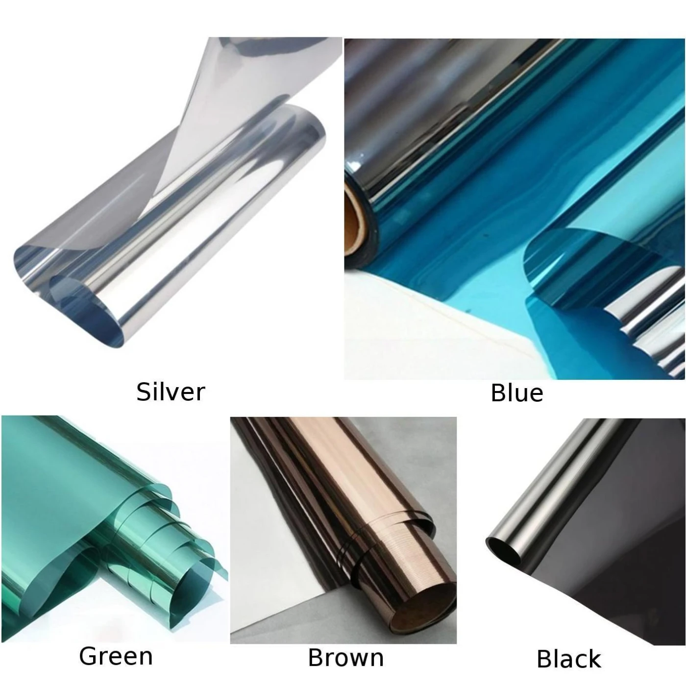 Thermal Insulation Film 30CM*2M PET One-way Glass Building Window Shading Sunscreen Solar Reflective Thermal Insulation