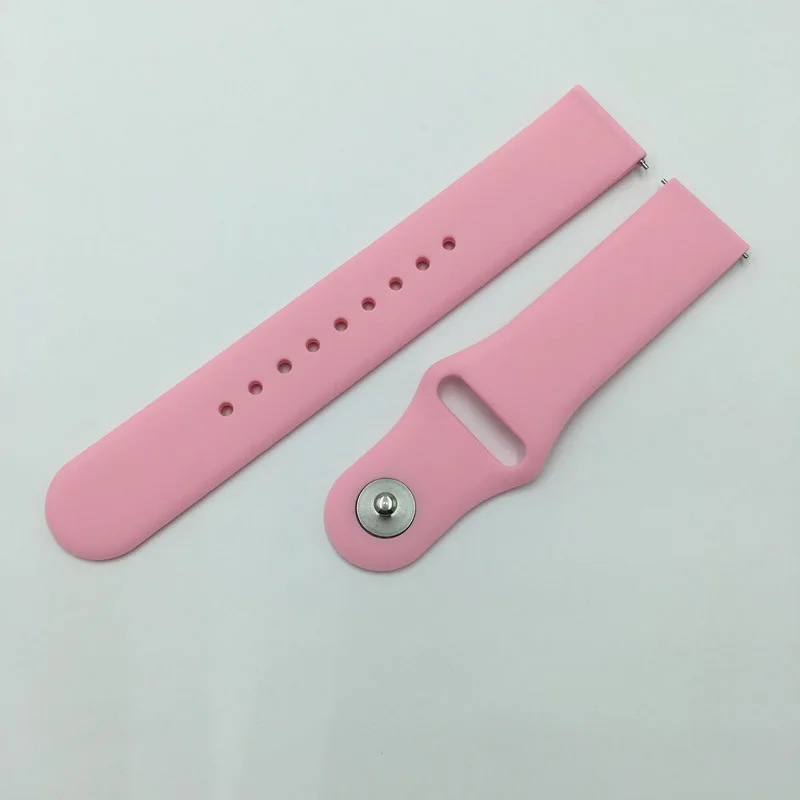 Galaxy watch band для samsung Galaxy watch Active 2 40 мм 44 мм ремешок 46 мм 42 мм Шестерня S3 мягкий силиконовый браслет 20 мм 22 мм ремешок