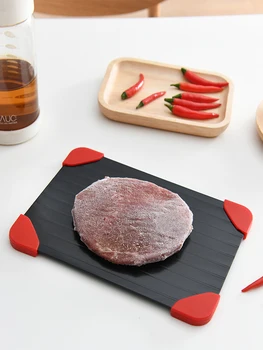 

Aluminum Alloy Frozen Food Thawing plate Thawed Dish Steak Beef Pork Defrosting Board