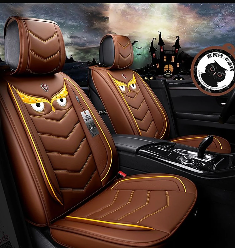 

Autocovers Car Seat Covers For Sudan SUV Durable Leather Adjuatable Five Seats Cushion Mats For CHEVROLET IMPALA SONIC TRAX