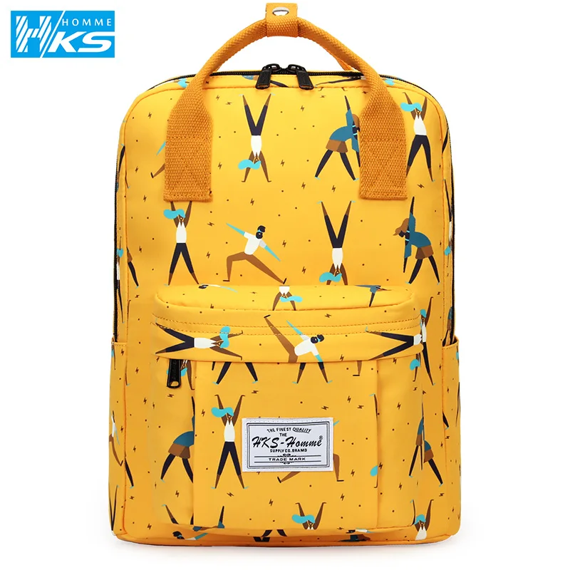 Special Offer US $20.30  Fashion 2019 New Women Canvas Backpacks Waterproof School Bags for Teenagers Girls Big Cute Laptop  