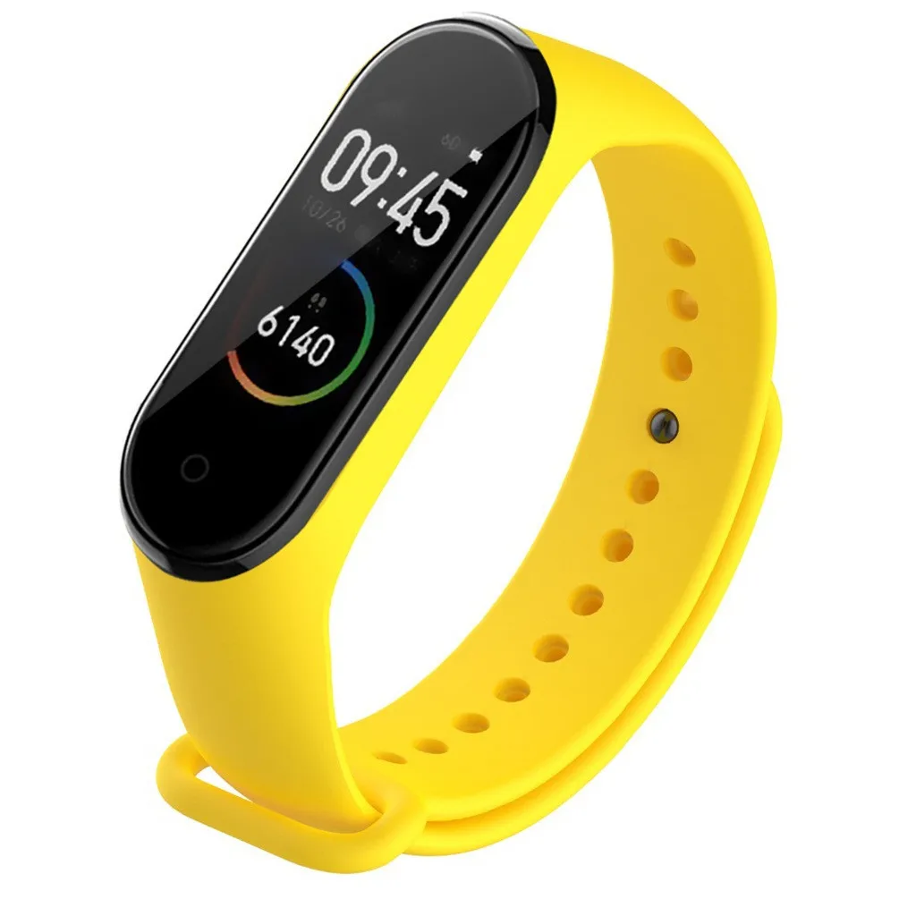 Браслет для xiaomi mi Band 3/4 ремешок для спортивных часов часы силиконовый браслет для xiaomi mi band 4 браслет mi band 3/4 ремешок