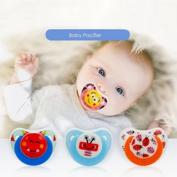 Baby Pacifier Silicone With Lid Butterfly Pacifier Print Baby Feeding Props Baby Appeased Nipple Anti-Dust Nipple Soother