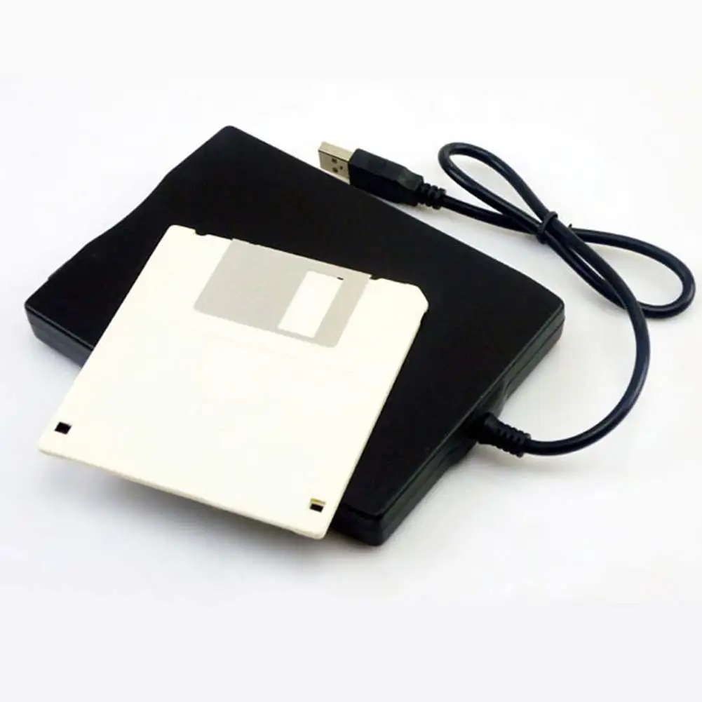  PortableB External Diskette Drive 1.44 MB Floppy Disk FDD 12 Mbps CD-ROM for Driver for Desktops La