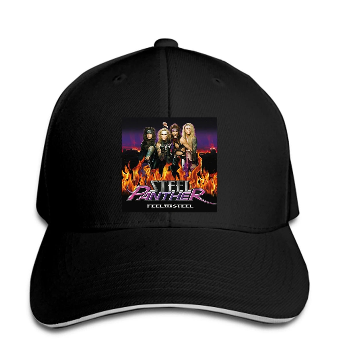 Стальной пантера Для мужчин Бейсбол Кепки черная Snapback Кепки Для женщин шляпа с остроконечным