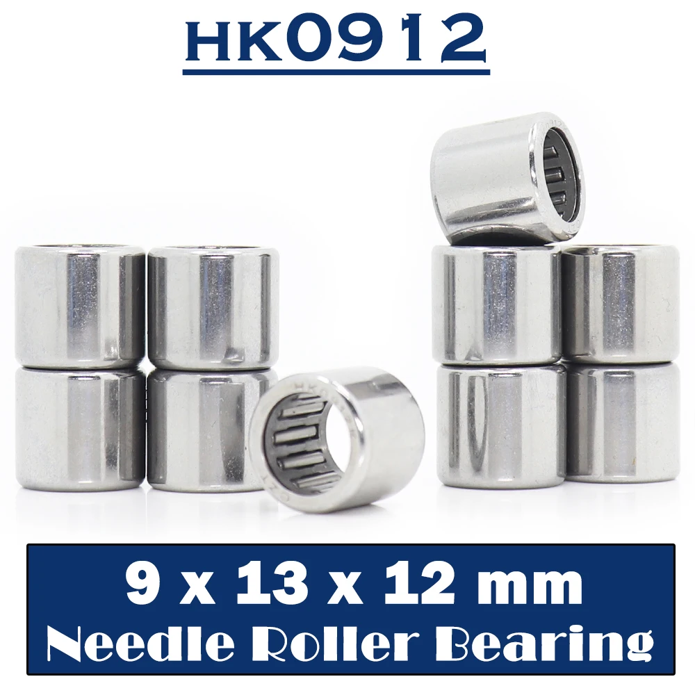 HK0912 Needle Bearings 9*13*12 mm ( 10 PCS ) Drawn Cup Needle Roller Bearing HK091312 TLA912Z