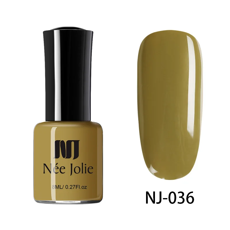 8ml NJ-036 Одноцветный лак для ногтей NEE JOLIE, 8 мл, 36 цветов, Быстросохнущий лак для ногтей, новая бутылка, лак для ногтей, 3,5 мл/бутылка для декора ногтей - Цвет: 8ml NJ-036