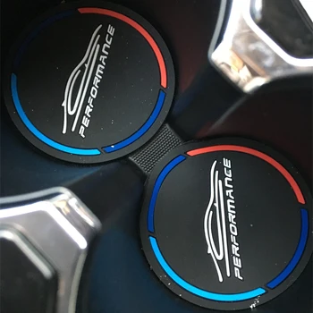

2 Pcs Universal Car Cup Mats Non-slip Mat Silicone Water Anti-Slip Mat Slip Covers Interior Decoration Car Styling Accessories