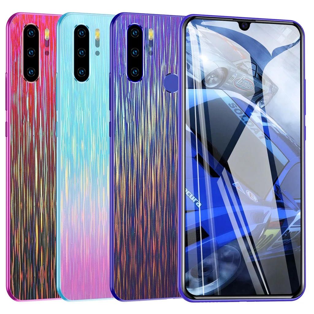 6,3 дюймовый мобильный телефон четыре камеры четырехъядерный 1+ 16G 3g Android смартфон большой аккумулятор смартфон распознавание лица HD+ ЖК-экран