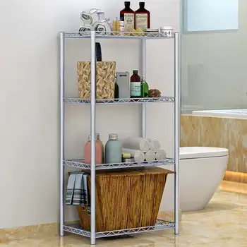 

4-Tier Kitchen Shelving Holders Spices Organizer Kitchen Microwave Storage Shelf Microwave Rack Oven Shelving Unit Storage Racks