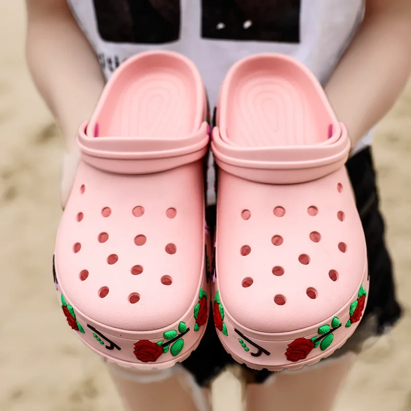 

COUPLE'S Shoes Outdoor Sandals 777 Porous Shoes Light Weight Men Shoes WOMEN'S Shoes Summer Breathable Closed-toe ban tuo xie