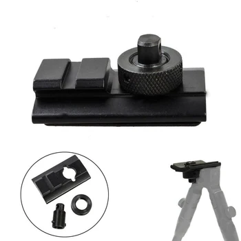 

Tactical Airsoft Rifle Hunting Bipod Weaver Rail Sling Stud Swivel Picatinny Slot Adaptor 20mm Adapter