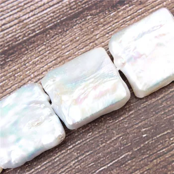 

Lanli 20MM Natural Freshwater Pearl High Quality 15.7" Loose Beads Irregular Shape Jewelry Making DIY Women Necklace Bracelet