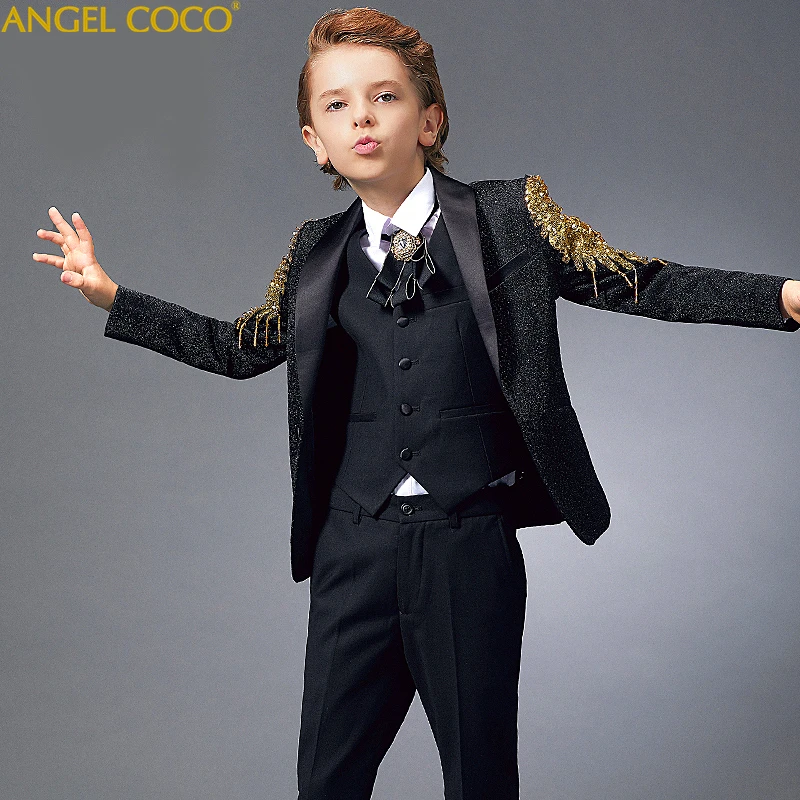 Suit for Boy Kids Dresses For Boys Costume Children Wedding Suit For Boys Evening dress Baby Boy Teen clothing Blazer