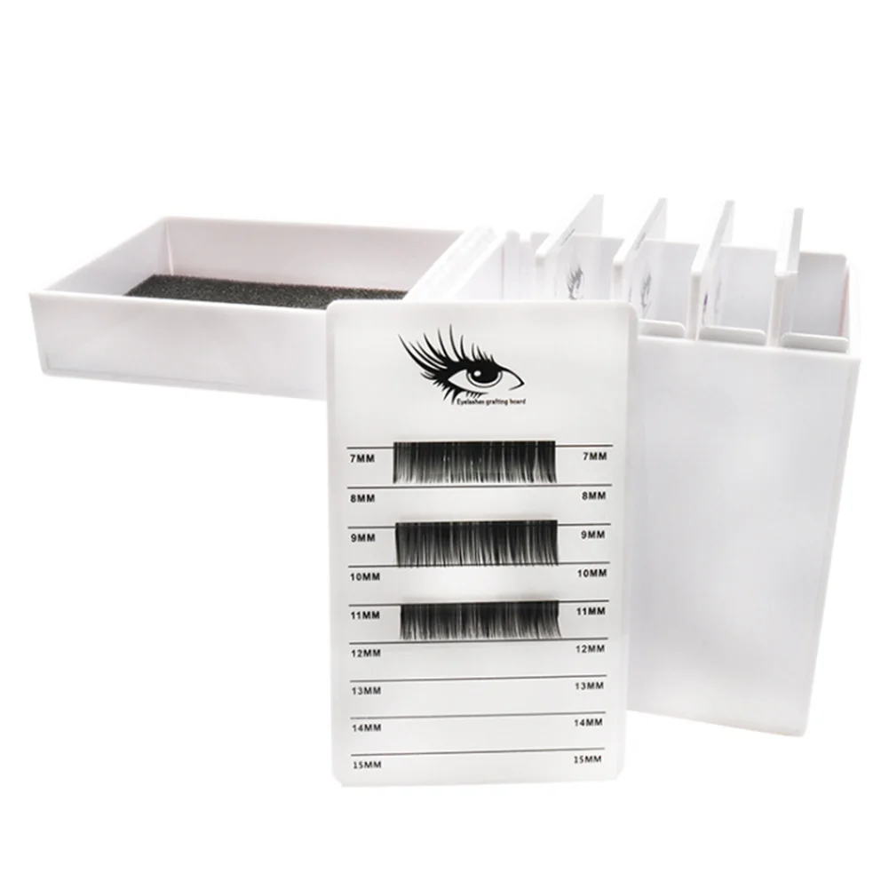 

MakeupTool Acrylic 5 Layers False Eyelashes Holder Individual Pallet Container Large Durable Display Stand Storage Box Clamshell