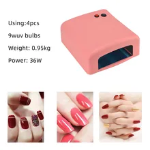 Сушилка для ногтей 36 Вт УФ-светодиодный светильник для ногтей Lamparas УФ-светодиодный маникюрный аппарат Lampara Lampe Ongles Vernis Drying Secador Art Tool