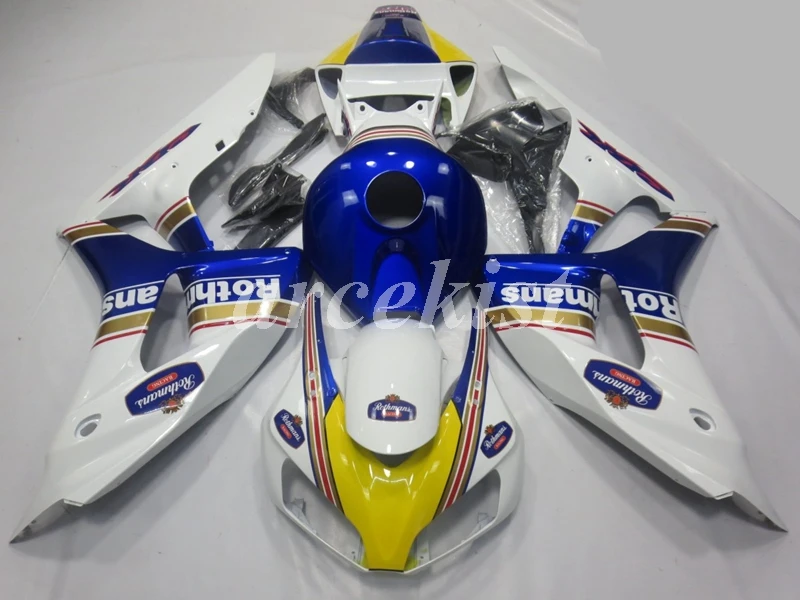 Топ литья под давлением ABS Обтекатели комплект подходит для CBR1000RR 2006 2007 06 07 1000 RR CBR1000 тело набор Пламя Красный